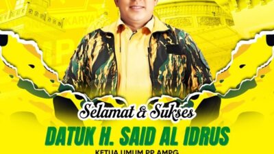 Bangga! Ketua Umum PP AMPG Datuk H. Said Al Idrus Pimpin Pemuda Masjid Dunia