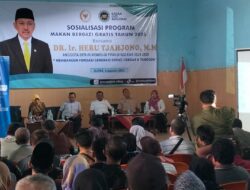 Dukung Visi Prabowo, Heru Tjahyono Kenalkan Program Makan Bergizi Gratis di Blitar