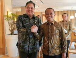 Airlangga Hartarto Bahas Strategi Rantai Pasok Energi Global dan Hilirisasi Bersama Menteri ESDM, Bahlil Lahadalia