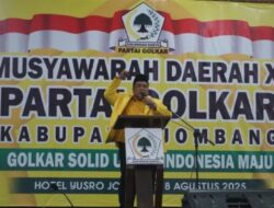 Selamat! Andik Basuki Resmi Terpilih Secara Aklamasi Pimpin Partai Golkar Jombang