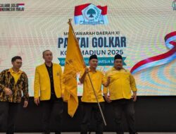 Bagus Rizki Resmi Terpilih Pimpin Partai Golkar Kota Madiun Periode 2025-2030