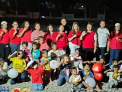 Asti Laka Lena Pimpin Perempuan Partai Golkar NTT Rayakan HUT RI Ke-80 Bersama Keluarga Pemulung di Kupang