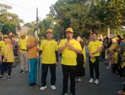 Ribuan Masyarakat Semarakkan Jalan Sehat HUT RI Ke-80 Partai Golkar Bangka