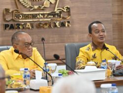 Ketua Dewan Kehormatan Aburizal Bakrie Silaturahmi Dengan Ketua Umum DPP Partai Golkar Bahlil Lahadalia