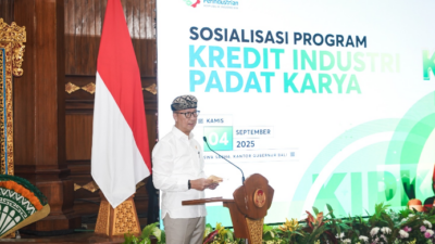 Menperin Agus Gumiwang Luncurkan KIPK di Bali, Dorong Industri Padat Karya dan Lapangan Kerja Baru