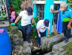 Pilar Saga Ichsan Ikut Nyebur Got Bersama Warga, Bersih-Bersih Sampah Situ Pondok Jagung Tangsel