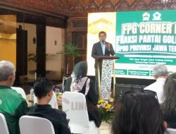 FPG Corner II Jadi Wadah Aspirasi Ojol, DPD I Partai Golkar Jateng Kawal Regulasi Transportasi Online