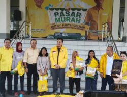 DPD I Partai Golkar Kalbar Salurkan 40 Ribu Paket Sembako Lewat Pasar Murah HUT ke-61