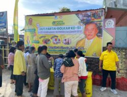 HUT Ke-61 Partai Golkar, Mangihut Sinaga Gelar Bakti Sosial dan Pemeriksaan Kesehatan Gratis di Dairi