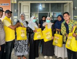 DPD II Partai Golkar Pidie Jaya Hadirkan 1.000 Paket Sembako Murah dan Donor Darah di HUT ke-61