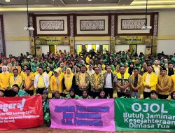 Launching Rumah Aspirasi Golkar Jatim, Ali Mufthi Tampung Keluhan Driver Ojol