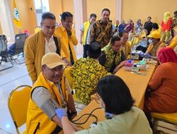 DPD I Partai Golkar Jatim Rayakan HUT ke-61 dengan Donor Darah, Bansos, dan Cek Kesehatan Gratis