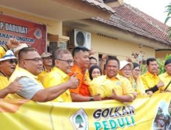 Budi Azhar Mutawali Pimpin Partai Golkar Sukabumi Salurkan Bantuan Pemulihan Pasca Banjir Cisolok