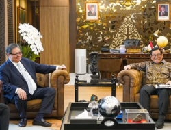 Airlangga Hartarto Bahas Pengembangan RS Sumber Waras dan Penataan Kota Tua Jakarta Bersama Gubernur Pramono