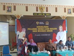 Sosialisasi Migrasi Aman di Cilacap, Teti Rohatiningsih Ingatkan Bahaya Penipuan dan TPPO bagi Calon PMI