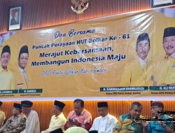 Puncak Perayaan HUT ke-61, DPD II Partai Golkar Jember Gelar Doa Bersama dan Berbagi Sembako