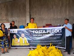 Bentuk Kepedulian, FOSTA FPG DPR RI Kirim 1.000 Paket Sembako Bagi Korban Banjir dan Longsor Sumatera