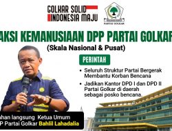 Bencana Besar Sumatera 2025, Ketika Partai Golkar Bergerak Bersama di Tengah Krisis Kemanusiaan