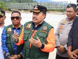 Bupati Nagan Raya Teuku Raja Keumangan Usulkan Jembatan Bailey Pulihkan Akses Warga Gunong Kong