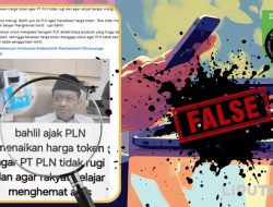 Viral di Facebook, Menteri ESDM Bahlil Lahadalia Ajak PLN Naikkan Harga Token Listrik Terbukti Hoaks