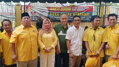 98 Hari Pasca Banjir, Warga Aceh Tamiang Menangis Haru Terima Bantuan AMPG dan Partai Golkar