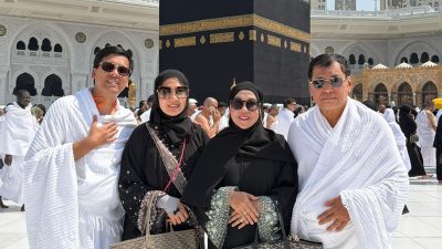 Momen Khusyuk di Tanah Suci, Nurdin Halid Ajak Masyarakat Perkuat Persaudaraan