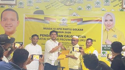 Alien Mus Nyaris Tanpa Lawan! Kantongi 13 Dukungan, Musda Partai Golkar Malut Berpotensi Aklamasi