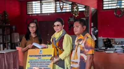 Sulut Diguncang Gempa, Christiany Eugenia Paruntu Hadir di Garis Depan Bawa Harapan