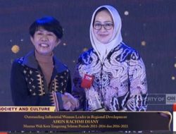 Airin Rachmi Diany Raih Penghargaan Outstanding Influential Woman Leader in Regional Development di Ajang Leading Women Awards 2026