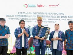 Menperin Agus Gumiwang Resmikan BPIFK Bali, Industri Fesyen dan Kriya RI Siap Go Global