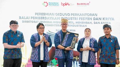 Menperin Agus Gumiwang Resmikan BPIFK Bali, Industri Fesyen dan Kriya RI Siap Go Global