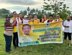 Michaela Elsiana Paruntu Tebar Kepedulian, Bantuan Kurban dari Bahlil Lahadalia Perkuat Toleransi di Sulut