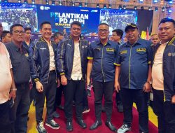 300 Kader AMPI Binjai Hadiri Pelantikan AMPI Sumut, Tegaskan Soliditas Dukung David Luther Lubis
