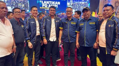 300 Kader AMPI Binjai Hadiri Pelantikan AMPI Sumut, Tegaskan Soliditas Dukung David Luther Lubis