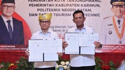 Gubernur Kepri Ansar Ahmad dan Menteri Mukhtarudin Bangun Ekosistem PMI Berkelas Dunia dari Hulu hingga Hilir