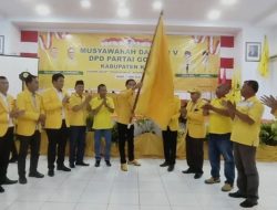 Terpilih Kembali di Musda V, Gusril Pausi Nahkodai Partai Golkar Kaur Lima Tahun ke Depan
