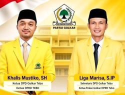 Daftar Lengkap Pengurus DPD Partai Golkar Tebo 2026–2031, Khalis Mustiko Kembali Jadi Ketua