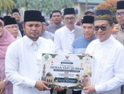 Gubernur Rudy Mas’ud Serahkan Sapi Kurban Presiden Prabowo, Semangat Kebersamaan Menggema di Kaltim
