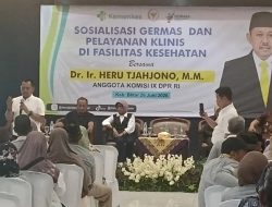 Heru Tjahjono Sosialisasikan GERMAS dan Ajak Warga Blitar Manfaatkan Cek Kesehatan Gratis