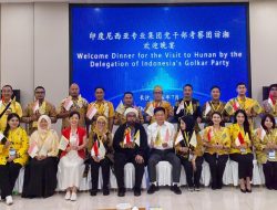 Delegasi Partai Golkar ke China Disambut Hangat Welcome Dinner Khas Changsa di Hunan Academy of Governance