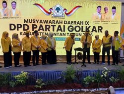 Buka Musda Partai Golkar Bintan, Ade Angga Minta Fiven Sumanti Siapkan Kemenangan Pemilu 2029