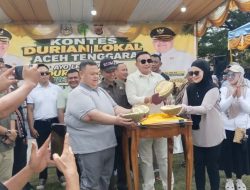 Bupati Salim Fakhry Buka Jalan Durian Aceh Tenggara Tembus Pasar Nasional