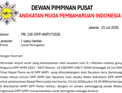 Wasekjen DPP AMPI, Leriadi Nilai Rapat Pleno IX Cacat Secara Hukum Organisasi