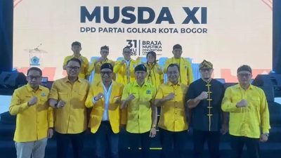 Rusli Prihatevy Kembali Nahkodai Partai Golkar Kota Bogor, Bidik Kemenangan Pileg dan Pilkada