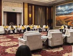 Di Depan Delegasi Partai Golkar, Wagub Wang Bing Paparkan Keberhasilan Hilirisasi Hingga Digitalisasi Desa di Gansu