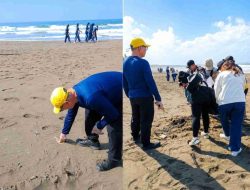 Nur Purnamasidi Pimpin Aksi Bersih Pantai Watu Ulo, Dorong Wisata Jember Bersih dan Berdaya Saing