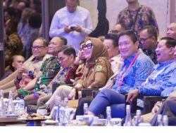 Hadiri Rakerkornas APINDO, Bupati Barru Andi Ina Kartika Ajak Pengusaha Garap Potensi Daerah