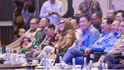 Hadiri Rakerkornas APINDO, Bupati Barru Andi Ina Kartika Ajak Pengusaha Garap Potensi Daerah