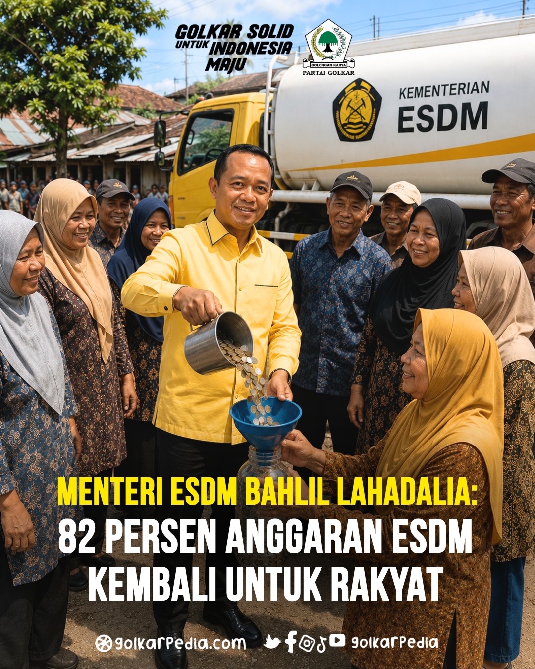 Anggaran ESDM 2027 Tembus Rp27,37 Triliun, Menteri Bahlil Lahadalia: 82% untuk Rakyat