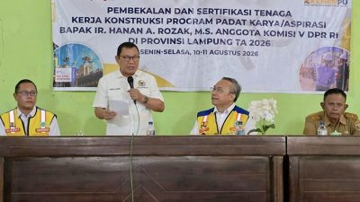 Hanan A. Rozak Perkuat Kompetensi P3A untuk Dukung Kualitas Infrastruktur Irigasi